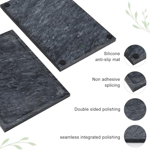 Marble Bathroom Tray,Pure Natural Vanity Tray,