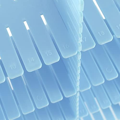 JOIKIT 60 PCS Blue Plastic DIY Grid Drawer Dividers, Adjustable Organizer, Household Storage Makeup Socks Underwear Orga