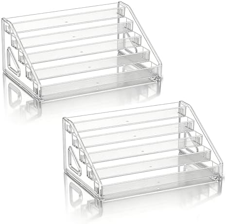 5-Tier Display Stand Rack, 2 Pack Nail Polish Organizer