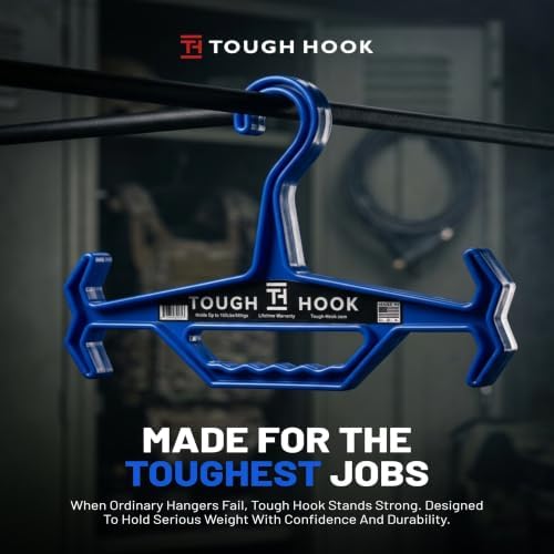 Tough Hook Original Heavy Duty Hangers, USA-Made, Police & Scuba, 1 Tan