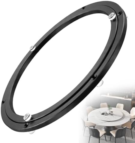 Lazy Susan Hardware 12" Heavy Duty Black Turntable Bearing Swivel Base Kit