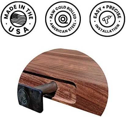 Floating Shelf Bracket 2 Pack - 32” Hidden Shelf Brackets, 150 LB Weight Capacity, Supports Wall Mounted Floating Shelve