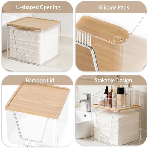 SPOSPO 2 in 1 Disposable Facial Towel Holder and Cosmetic Organizer