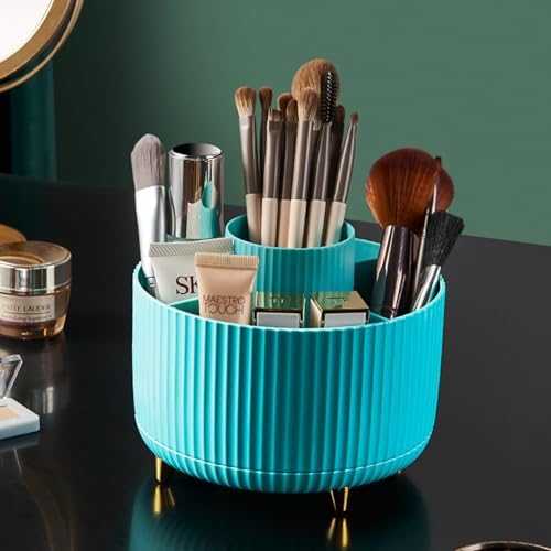 fanado 360° Rotate Makeup Brush Holder Organizer, Makeup Organizers Countertop, Makeup organization and Skincare Storage