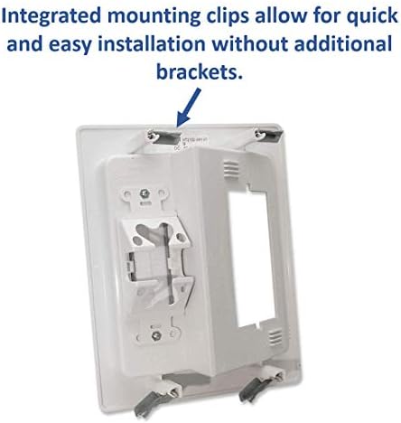 Legrand – OnQ in-Wall Cable Management Kit for Power & Low Voltage Cords – Hides TV or Display Cables Retrofit Behind th