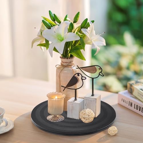 8 inch Turntable Rotating Caster Spinner Non Skid Lazy Susan Heavy Duty 360˚ Rotating Swivel Stand for Model Base/Potted