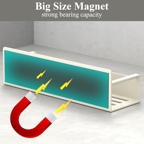HuggieGems Magnetic Water Bottle Holder for Refrigerator, Cup Holder Organizer for Stanley and Tumbler for Kitchen, 4 Pa