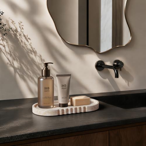 Travertine Marble Tray, 10" X 5" Bathroom Tray Countertop