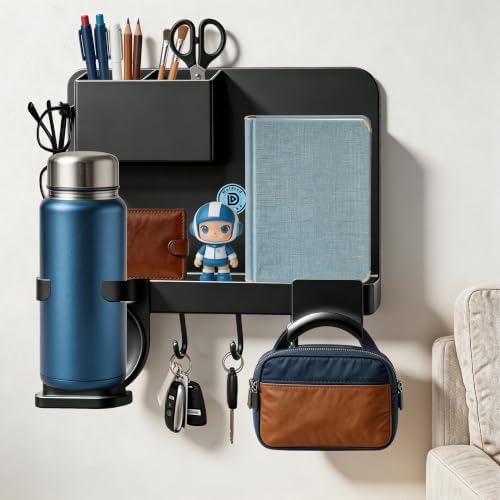 Floating Shelves for Bedside Shelf, Stick On No Drill Wall Shelf Organizer