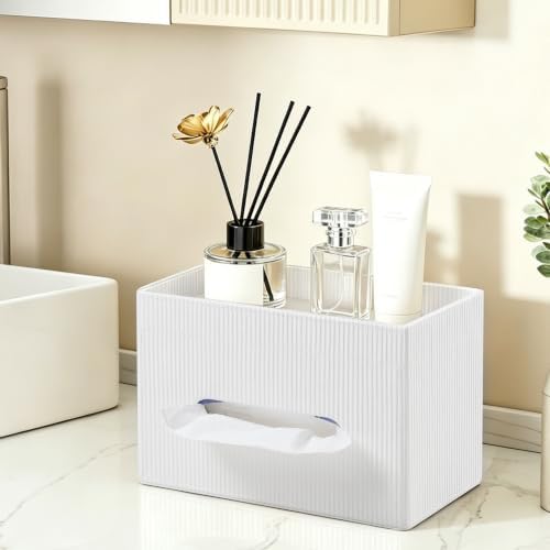 Rectangular Tissue Box Cover PU Leather Tissue Box Holder Rectangle