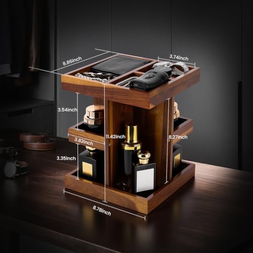 EXIN DECHEN Cologne Organizer for Men,Cologne Stand,Birthday Gifts for Men
