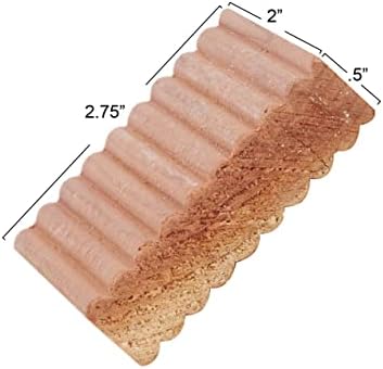Household Essentials 4-Piece Cedar Fresh Cedar Blocks, Milled Sides for Potency