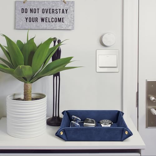 SITHON Valet Tray Desktop Storage Organizer Nightstand Caddy Holder