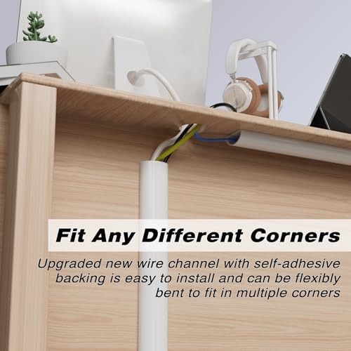 78" Silicone Cord Hider for Wall Mount TV,Large Self-Adhesive Cable Hider