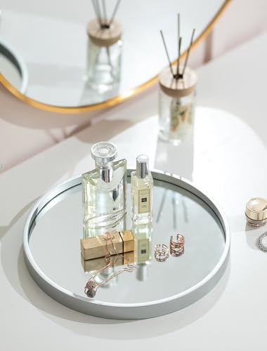 Hanobe Vanity Trays for Bathroom Perfume Trays for Dresser Sliver