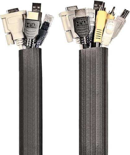 UT Wire UTW-FCW8-BK 8-Feet Expandable Flexi Cable Wrap, Black