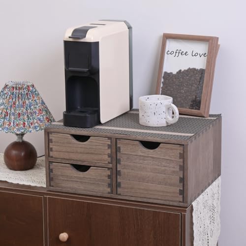 DDYURI Coffee Pods Storage Drawer Holder for Capsules - Multi Functional Desk Organizer Drawers For K cups Coffee Maker 