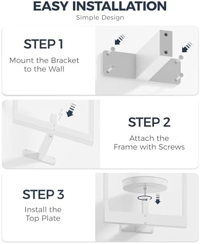 Bamworld Wall Plant Holder Plant Stand Indoor Wall Planters White