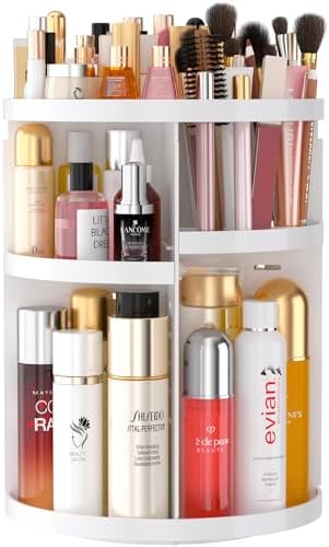 360 Large Rotating Makeup Organizer Countertop, Clear Acrylic Makeup Organizers, Organizador De Perfumes, 7 Layers Large