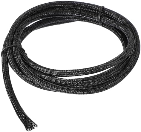 uxcell 7 Ft - 1/8 Inch Split Sleeving, Braided Cable Sleeving, PET Cable Management Wire Sleeve Cord Protector, Wire Wra