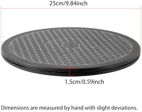 10 Inch Heavy Duty Rotating Swivel Stand - Lazy Susan with Steel Ball Bearings for Model Base/Rotating Plants/Crafts Sta