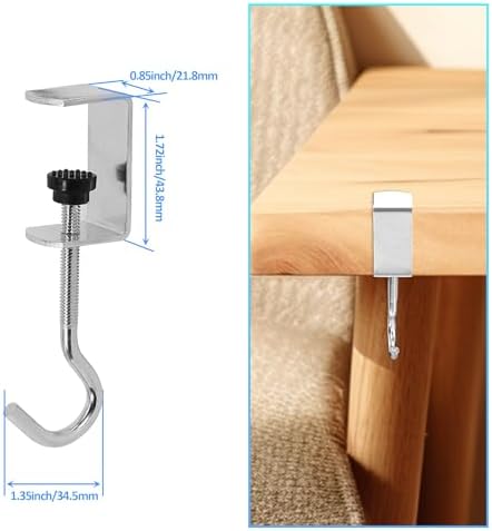 L Floating Shelf Brackets,4 Pack Heavy Duty L Brackets for Shelves, L 5" X H 4" Gold Metal Countertop Support Brackets,W