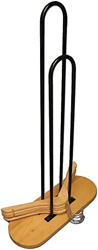 NAHANCO 101N-WD Deluxe Wood Hanger Stackers, Natural, Pack of 1
