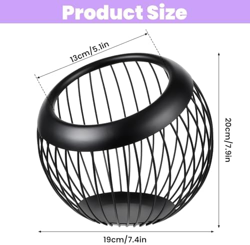 Molain Large Capacity Coffee Pod Holders Basket, Metal Espresso Pod Holder, Coffee Bar Organizer for Counter, Kcup Stora