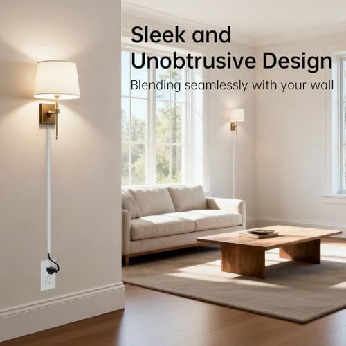 Delamu Cord Hider, 142in Cord Covers for Wires on Wall, One-Cord Cable Hider, Self-Adhesive Wire Hiders Wire Covers for 