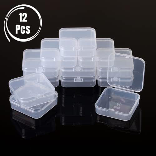 Mr. Pen- Bead Organizer Box, 12 pcs, Clear