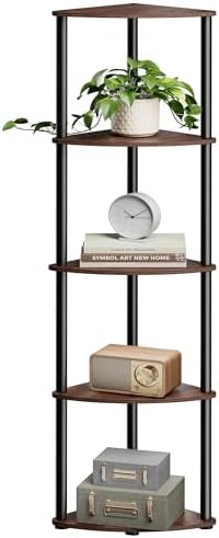 SONGMICS HOME 5-Tier Corner Shelf, Toolless Assembly