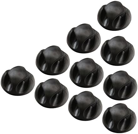 ROK Hardware Multipurpose Silicone Cable Clip Grip Wire Cord Type USB Desk Wall Desktop Organizer Charger Holder (20 Pac
