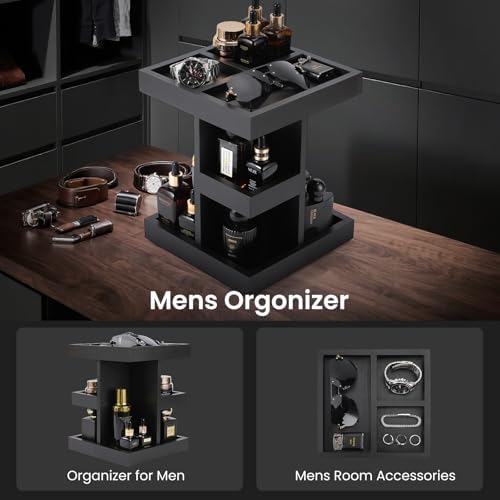 EXIN DECHEN Cologne Organizer for Men,Cologne Stand,Birthday Gifts for Men