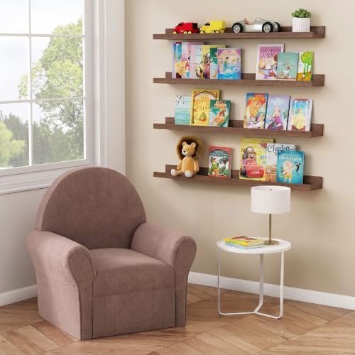 Forbena 36 Inch Picture Ledge Shelf, Floating Nursery Shelves for Wall