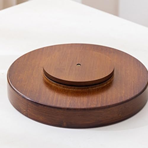 Bamboo Lazy Susan Organizer 12'' Pantry Organizers for Cabinet