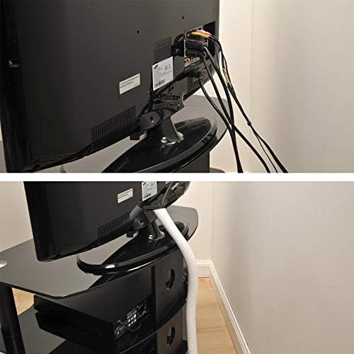 D-Line Small White Cable Management Box and D-Line White Cable Tube Bundle …
