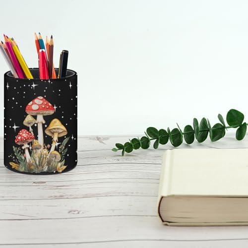 Mushroom Pen Holder Pencil Cup for Desk Organizer