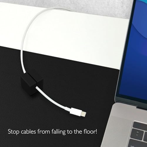 Function101 Weighted Magnetic Cable Blocks – Non-Adhesive Anchors for Cable Organization – Weighted Cord Holders & Acces