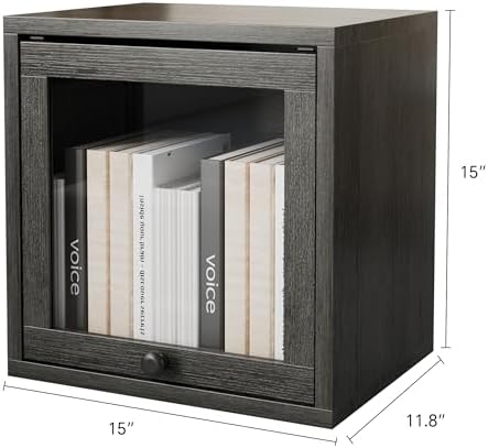 FUSUNBAO Magic DIY Cube Storage Organizer Stackable Cubes for Home Books Clothes Toy-Modular Cubby Storage System-Office