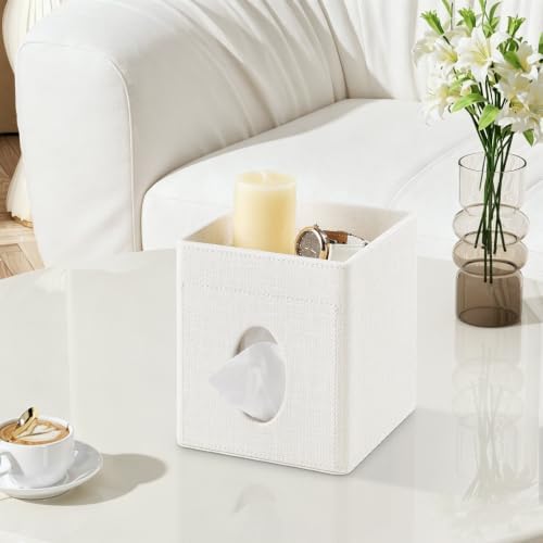 PU Leather Tissue Box Cover Square Tissue Box Holder Tissue Holder