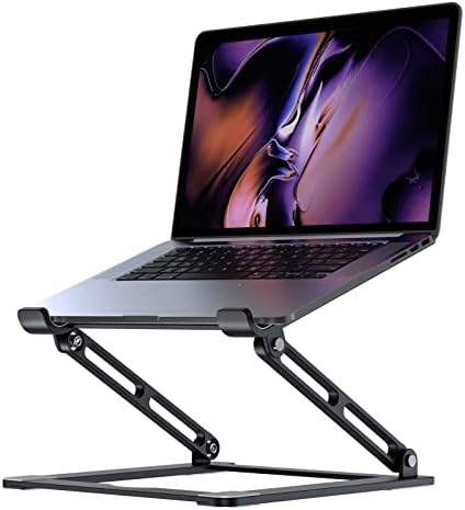 Laptop Stand for Desk, Adjustable Laptop Stand Holder Portable Laptop Riser with Multi-Angle Height Adjustable Computer 