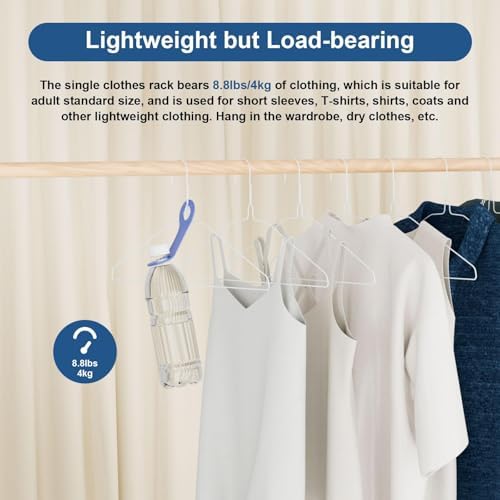 SPECILITE Wire Metal Clothes Hangers Bulk 150 Pack, Ultra Thin, White