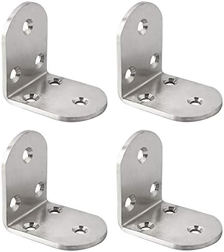 Alise 4 Pcs L Brackets 1.97X1.97 in, Corner Brackets for Wood Furniture