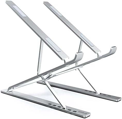 Laptop Stand Adjustable Portable Aluminum for 10" - 17" Laptop Tablet