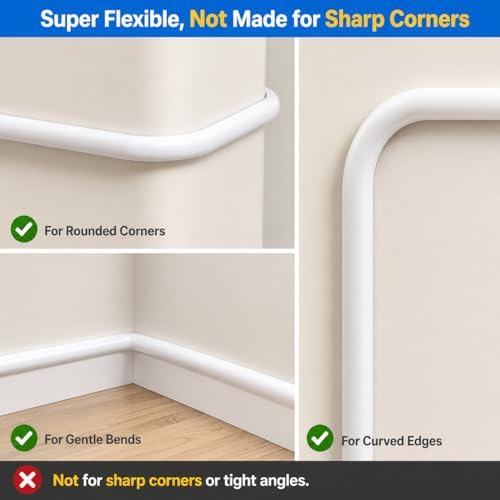 Cord Hider Raceway Kit for 1 Cable, 78" Silicone TV Cable Hider for Wall