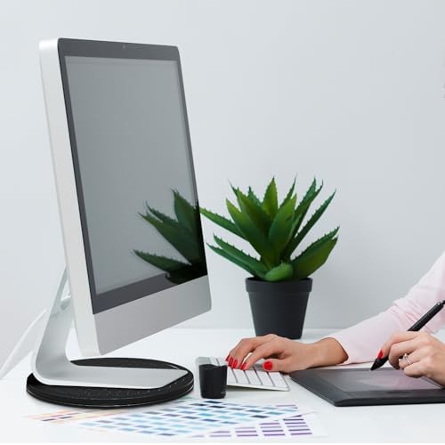 LapWorks 15-inch Heavy-Duty Swivel Base, Lazy Susan Turntable and Computer Monitor Stand, 360 Degree Rotation, Durable A