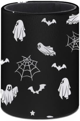 Halloween Spider Web Ghost Pen Holder Pencil Cup for Desk Organizer