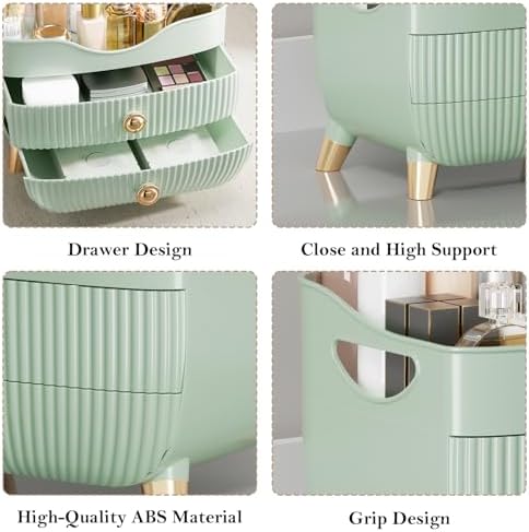 Makeup Organizer Countertop, Large Capacity Skincare Organizer for Vanity