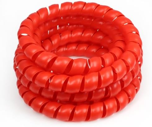 5/16" Spiral Cable Wrap, Plastic Wire Wrap Cord Protectors from Pets No Chew, Spiral Cable Management Sleeve Organizer f