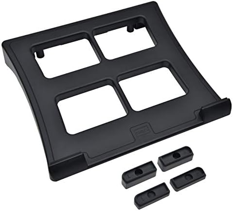 DAC Ventilated Height and Angle Adjustable Laptop Stand Riser for Desk, Non-skid, Cable Management Included 2.6" x 11.5"